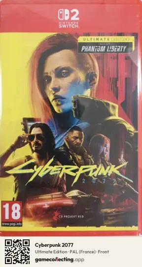 Cyberpunk 2077 Nintendo Switch 2, France box front
