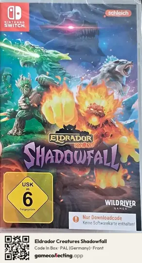 Eldrador Creatures Shadowfall Nintendo Switch, Germany box front