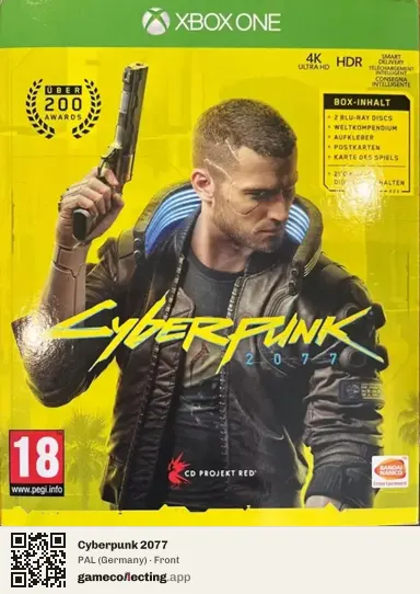 Cyberpunk 2077 Xbox One, Germany box front