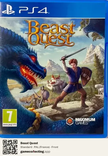 Beast Quest PlayStation 4, France box front