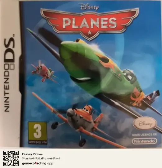 Disney Planes Nintendo DS, France box front