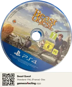 Beast Quest PlayStation 4, PAL disc