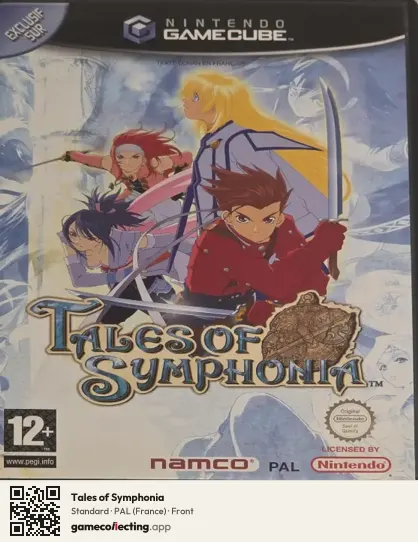 Tales of Symphonia Nintendo GameCube, France box front
