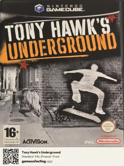 Tony Hawk's Underground Nintendo GameCube, France box front
