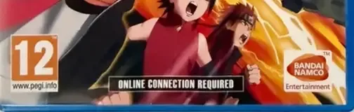 Naruto to Boruto: Shinobi Striker, the PEGI square on its front