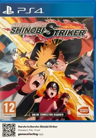 Naruto to Boruto: Shinobi Striker PlayStation 4, PAL box front