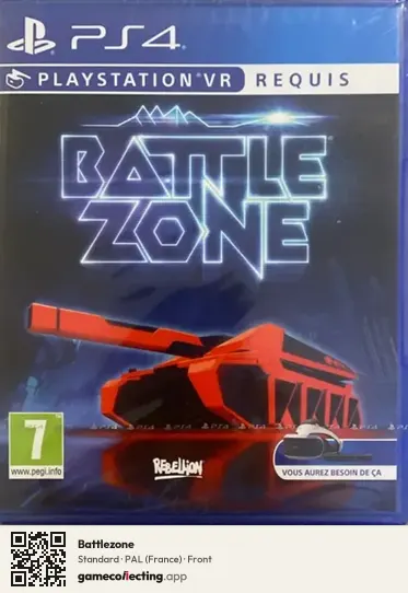 Battlezone PlayStation 4, France box front