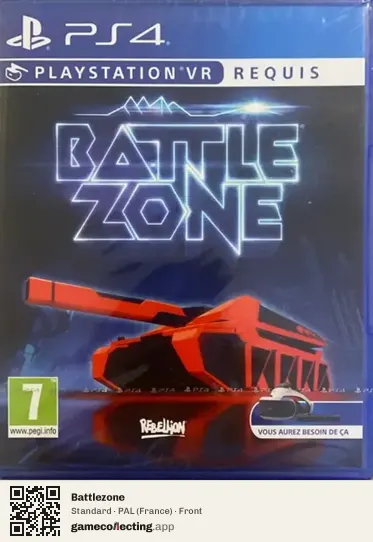 Battlezone PlayStation 4, France box front