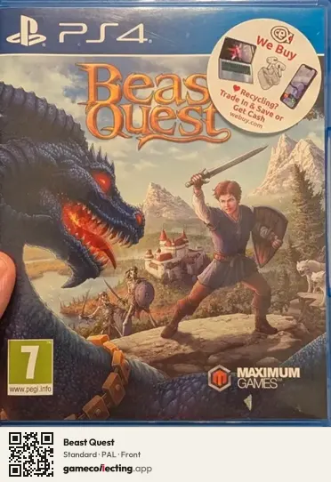 Beast Quest PlayStation 4, PAL box front
