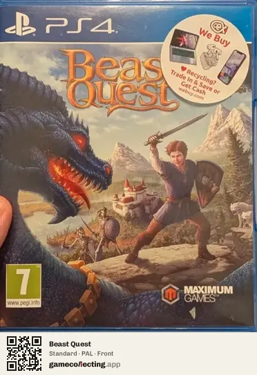 Beast Quest PlayStation 4, PAL box front