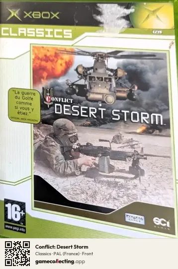 Conflict: Desert Storm Xbox, France box front