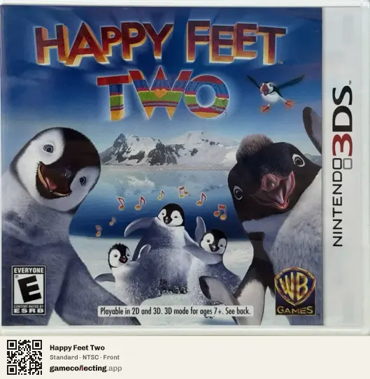 Happy Feet Two Nintendo 3DS, NTSC box front