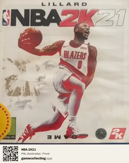 NBA 2K21 PlayStation 4, Australia box front