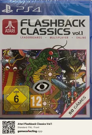 Atari Flashback Classics Vol 1 PlayStation 4, PAL box front