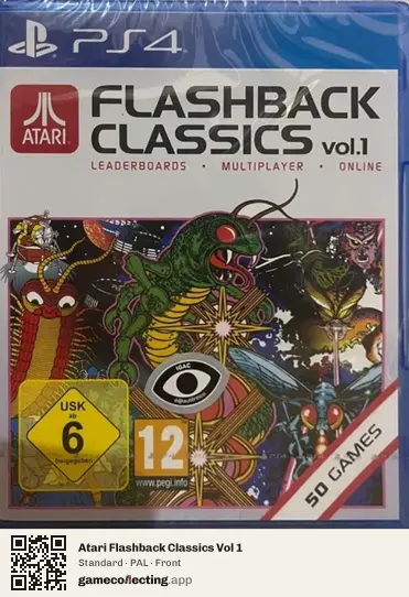 Atari Flashback Classics Vol 1 PlayStation 4, PAL box front
