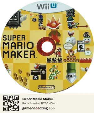 Super Mario Maker Nintendo Wii U, NTSC disc