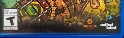 Tails of Iron, the ESRB box on its front