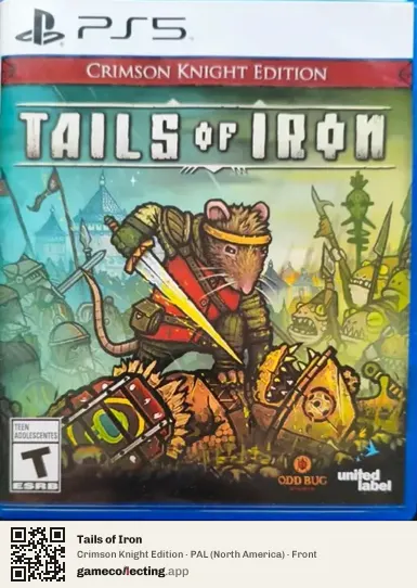 Tails of Iron PlayStation 5, North America box front