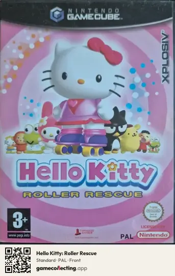 Hello Kitty: Roller Rescue Nintendo GameCube, PAL box front