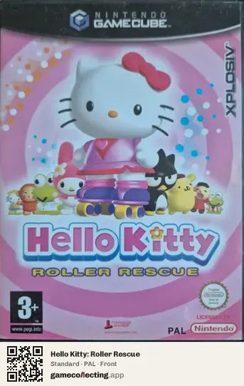 Hello Kitty: Roller Rescue Nintendo GameCube, PAL box front