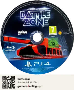 Battlezone PlayStation 4, PAL disc