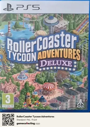 RollerCoaster Tycoon Adventures PlayStation 5, PAL box front