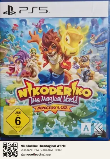 Nikoderiko: The Magical World PlayStation 5, Germany box front