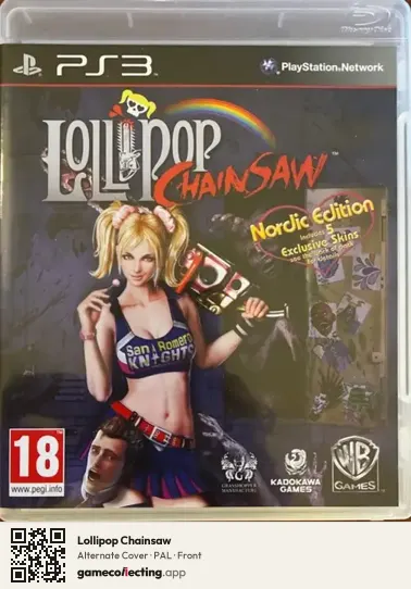 Lollipop Chainsaw PlayStation 3, PAL box front