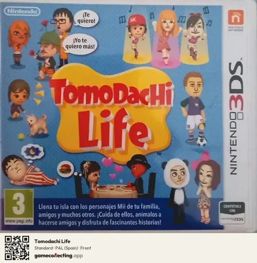 Tomodachi Life Nintendo 3DS, Spain box front