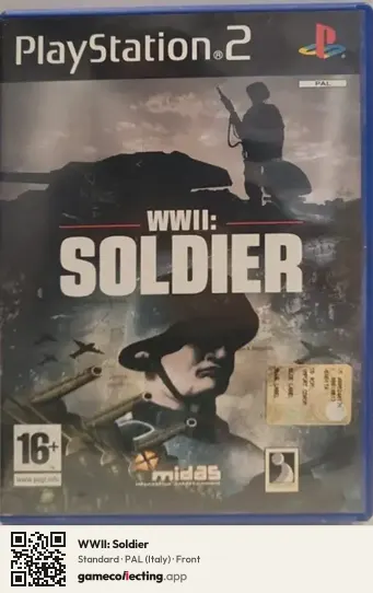 WWII: Soldier PlayStation 2, Italy box front