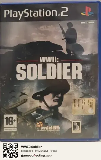 WWII: Soldier PlayStation 2, Italy box front