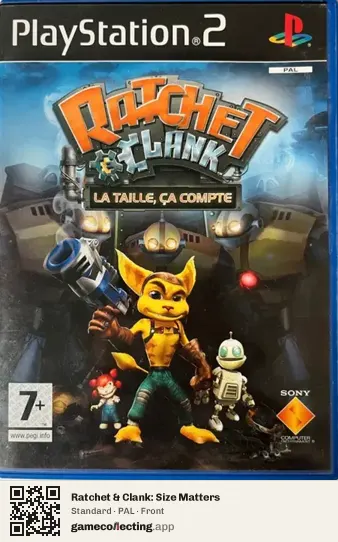 Ratchet & Clank: Size Matters PlayStation 2, PAL box front