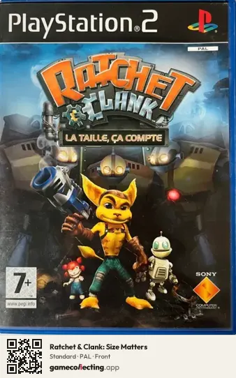 Ratchet & Clank: Size Matters PlayStation 2, PAL box front