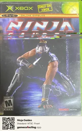 Ninja Gaiden Xbox, NTSC box front