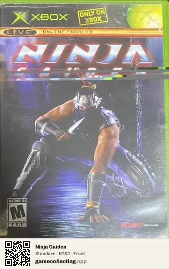 Ninja Gaiden Xbox, NTSC box front