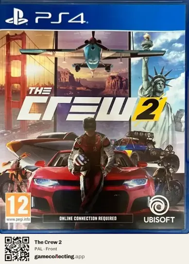 The Crew 2 PlayStation 4, PAL box front