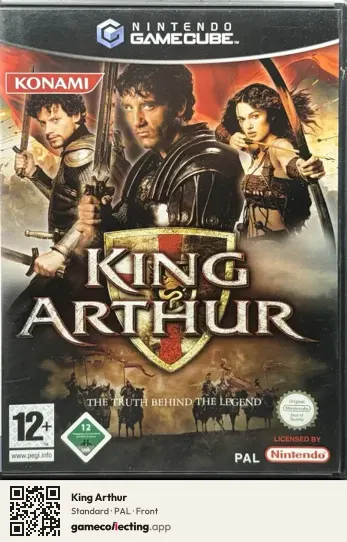 King Arthur Nintendo GameCube, PAL box front