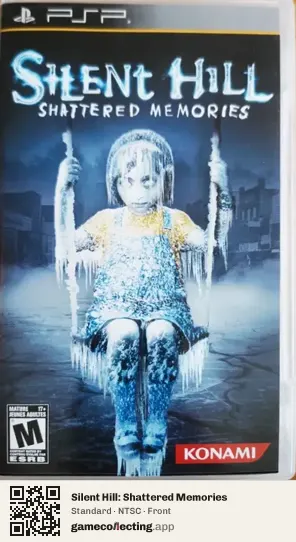 Silent Hill: Shattered Memories PlayStation Portable, NTSC box front