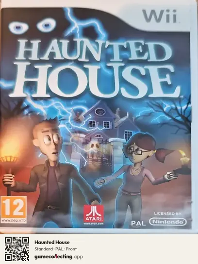 Haunted House Nintendo Wii, PAL box front