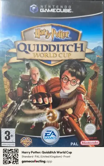 Harry Potter: Quidditch World Cup Nintendo GameCube, United Kingdom box front