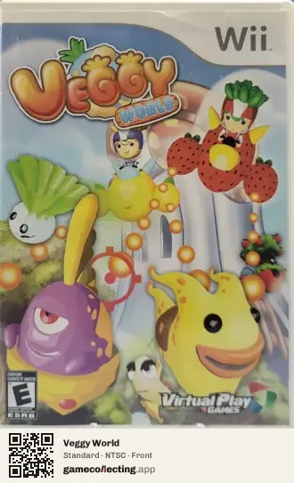 Veggy World Nintendo Wii, NTSC box front