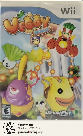 Veggy World Nintendo Wii, NTSC box front