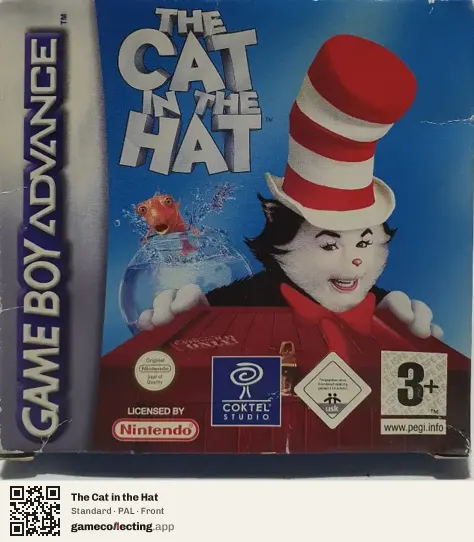The Cat in the Hat Game Boy Advance, PAL box front