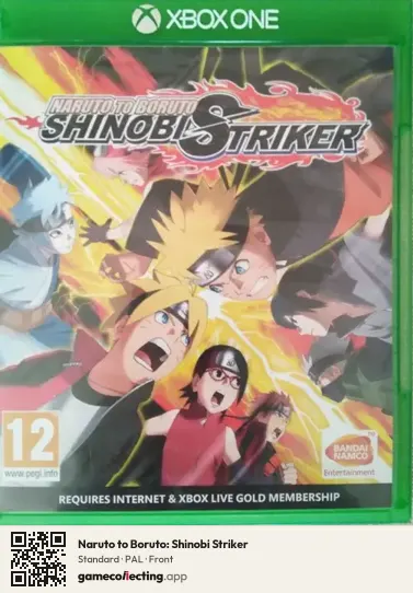 Naruto to Boruto: Shinobi Striker Xbox One, PAL box front