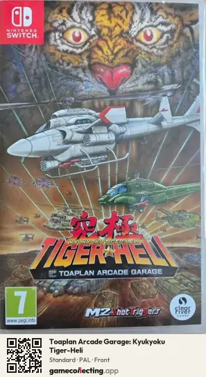 Toaplan Arcade Garage: Kyukyoku Tiger-Heli Nintendo Switch, PAL box front