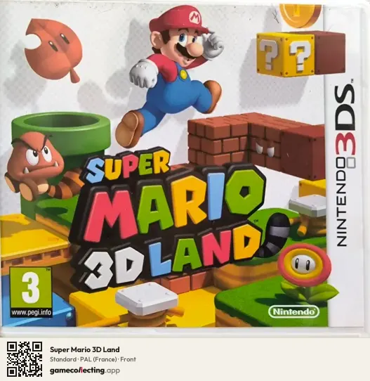 Super Mario 3D Land Nintendo 3DS, France box front