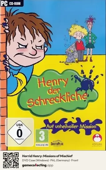 Horrid Henry: Missions of Mischief Computer, Germany box front