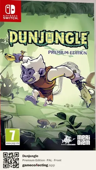 Dunjungle Nintendo Switch, PAL box front