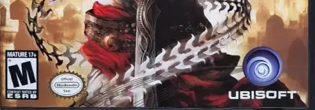 Prince of Persia: The Two Thrones, the ESRB box on its front
