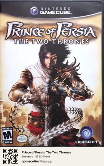 Prince of Persia: The Two Thrones Nintendo GameCube, NTSC box front